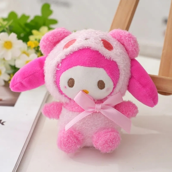 Kuromi and My Melody plush keychains - Picture 3 of 3